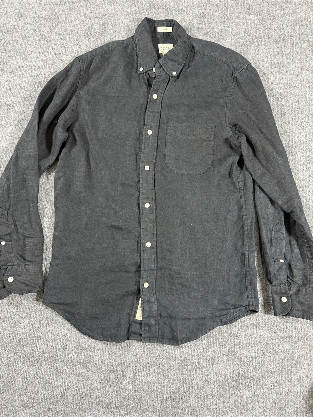 J.Crew Baird McNutt Irish Linen Button-Down Shirt Men’s Long Sleeve